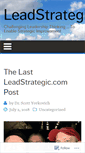Mobile Screenshot of leadstrategic.com