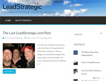 Tablet Screenshot of leadstrategic.com
